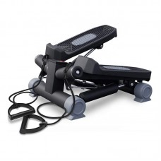 Factory wholesale Amazon Hot Sale Aerobic Exercise Stepper Foldable Adjustable Mini Cross Stepper With Resistance Band